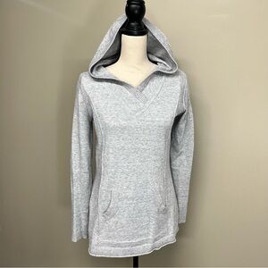 ATHLETA Olema L/S Hooded Pullover, Heathered Gray, Women's Medium #268548